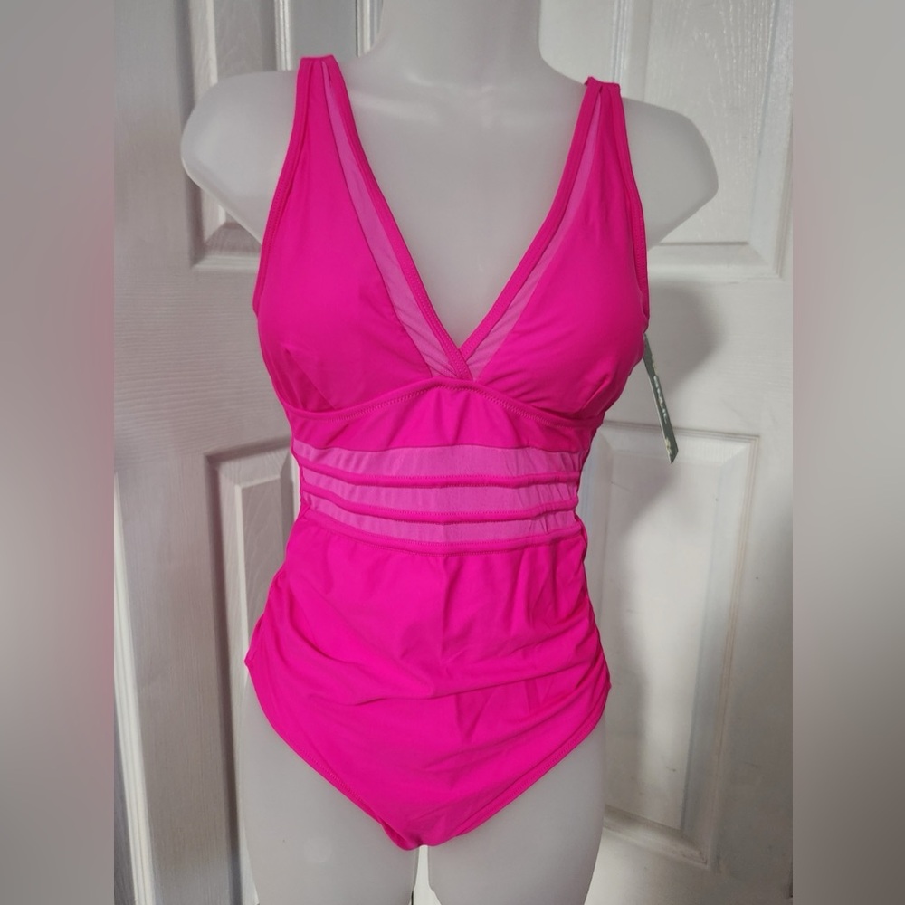 Vibrant Pink One-Piece Swimsuit